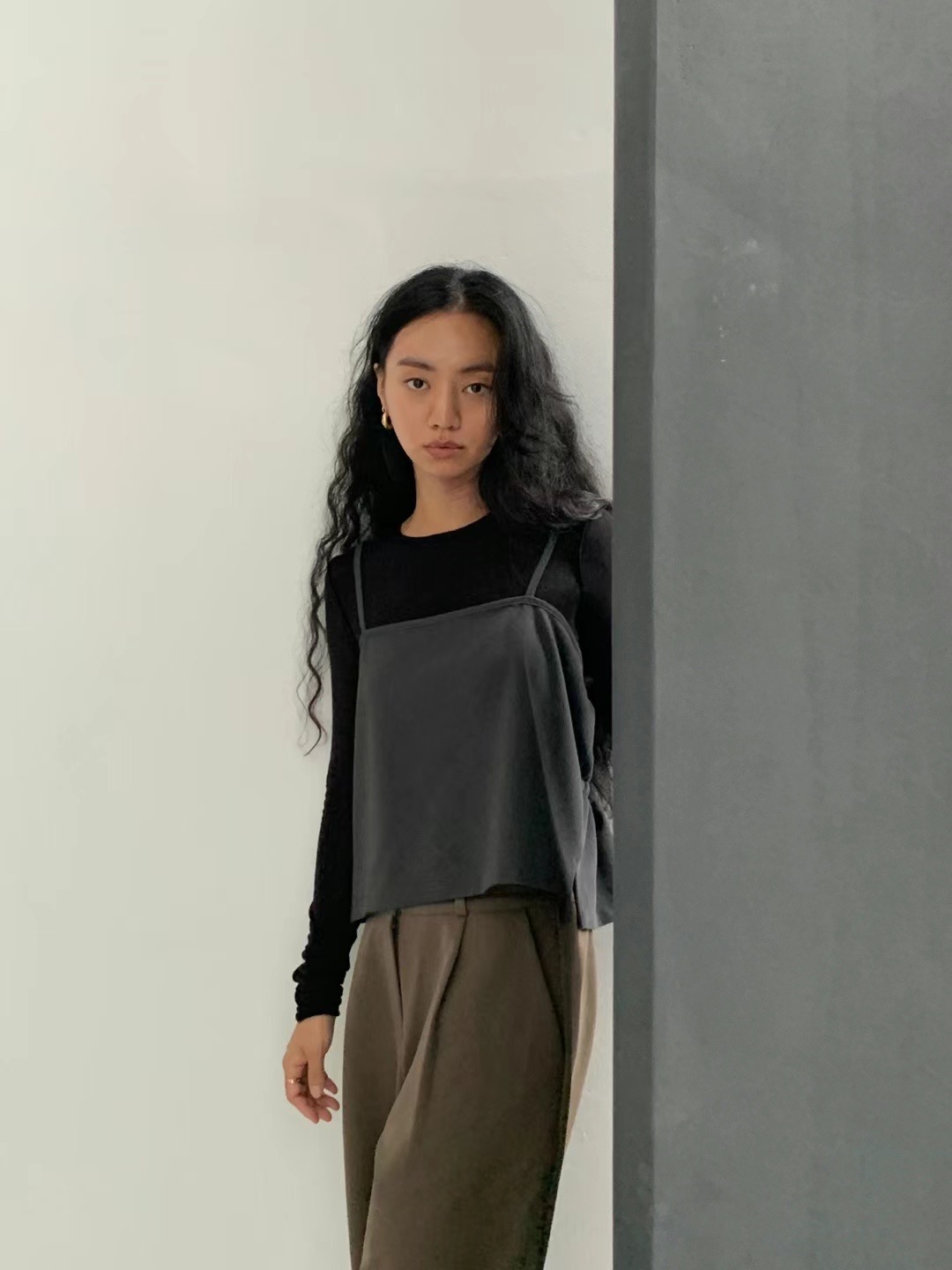 UNLESS東大門代購女士新品熱賣推薦24秋夏真品休閑吊帶背心UNLESS吊帶/背心圖色2