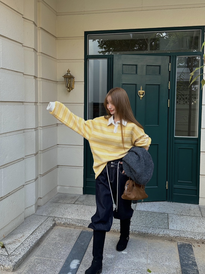 ZEROZERO東大門代購女士新款時尚24秋夏休閑真品人氣長袖T恤ZEROZERO長袖T恤