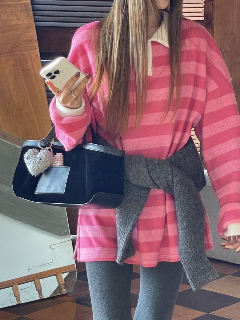 ZEROZERO東大門代購女士新款時尚24秋夏休閑真品人氣長袖T恤ZEROZERO長袖T恤圖色2