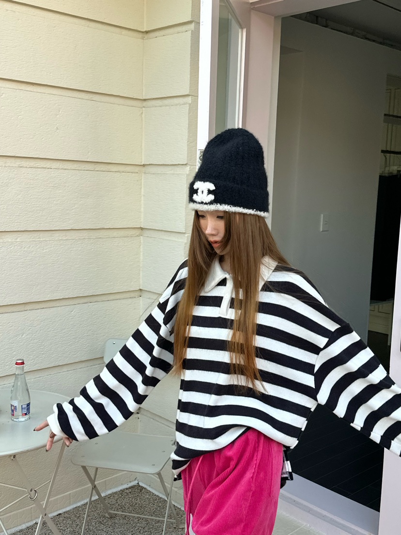 ZEROZERO東大門代購女士新款時尚24秋夏休閑真品人氣長袖T恤ZEROZERO長袖T恤圖色3