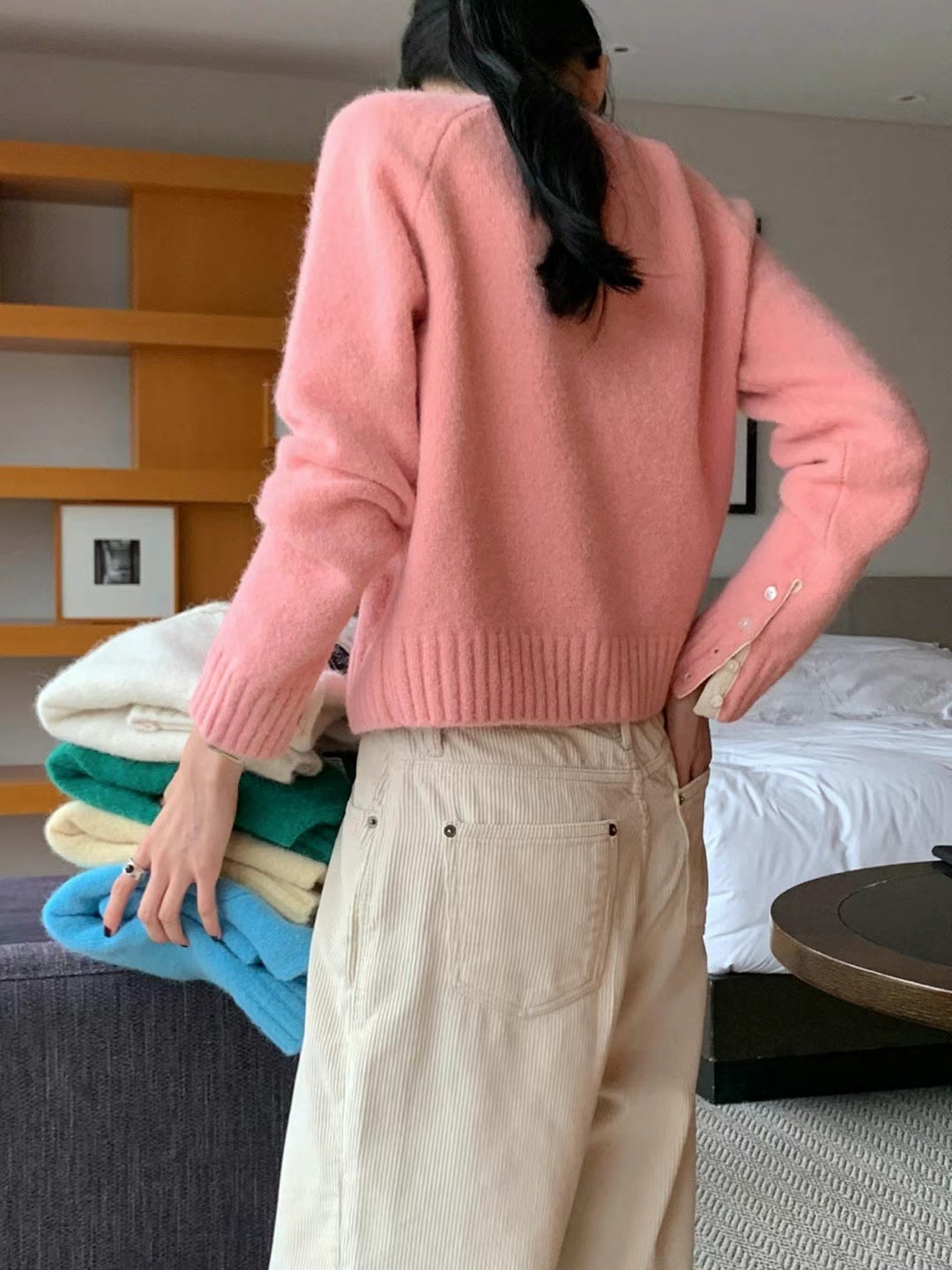 SIGNATURE東大門代購女裝新品職業24秋夏推薦人氣時尚針織衫SIGNATURE針織衫