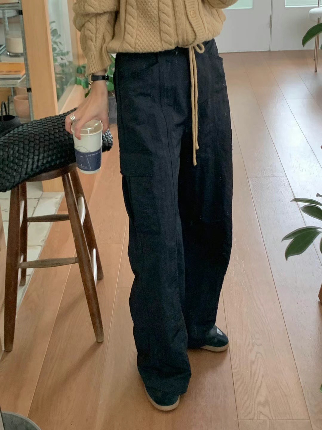 SIGNATURE東大門實拍女士新款推薦真品休閑24秋夏時尚休閑褲SIGNATURE休閑褲圖色1
