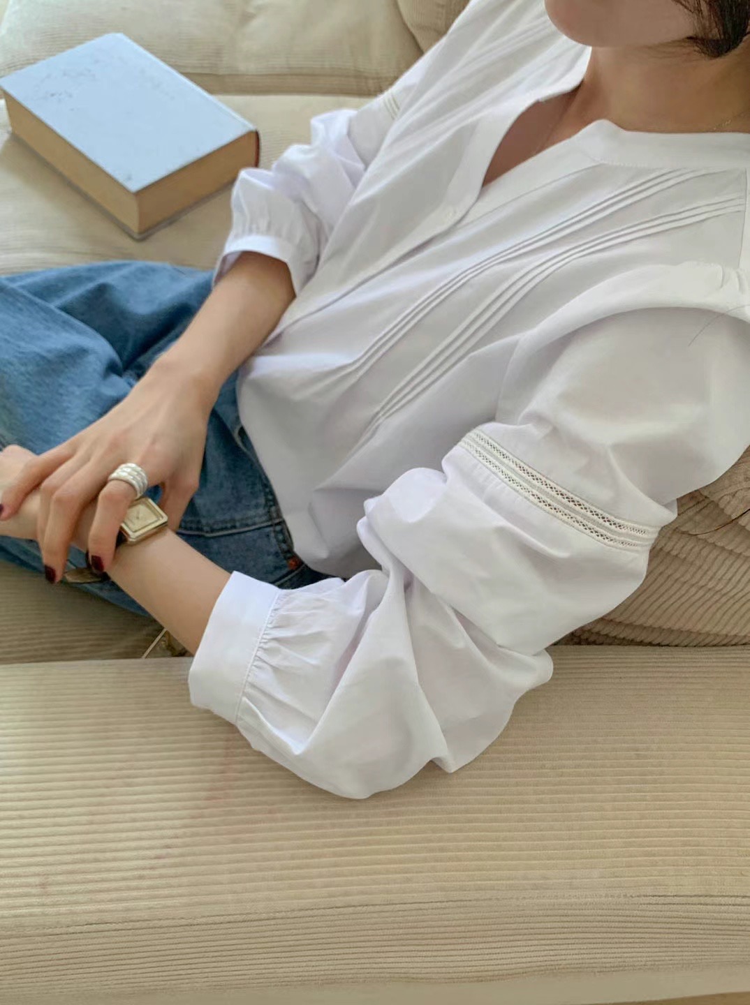 SIGNATURE東大門實拍女士新品時尚推薦休閑職業真品襯衫蕾絲衫SIGNATURE襯衫/蕾絲衫