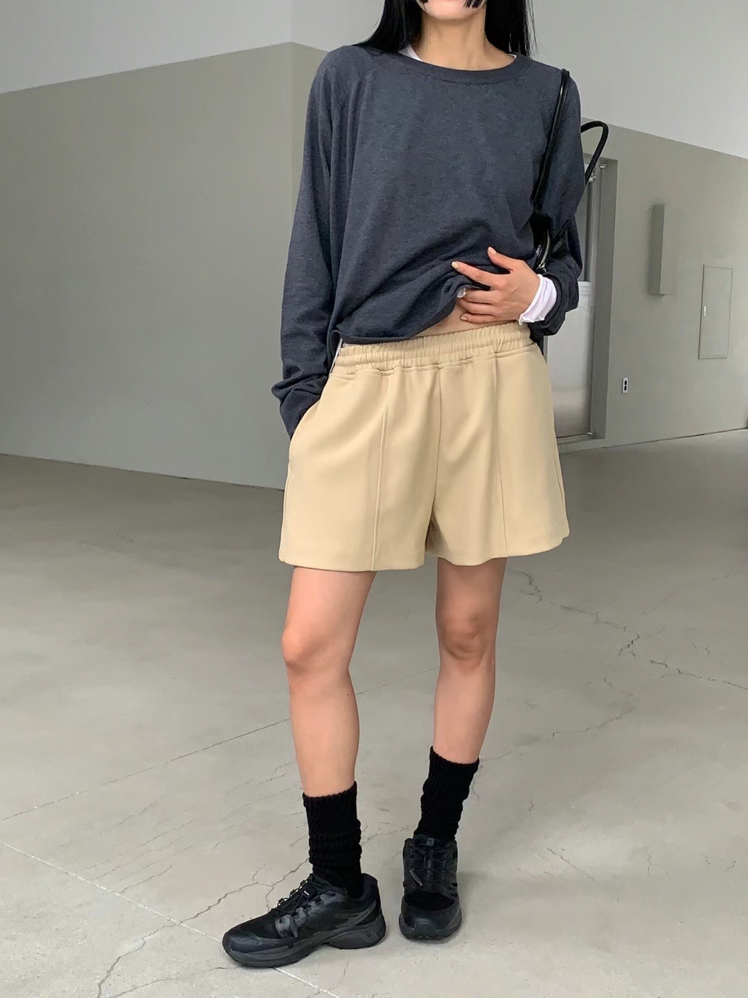 UNLESS東大門實拍女裝新款時尚真品休閑熱賣推薦24秋夏短褲UNLESS短褲