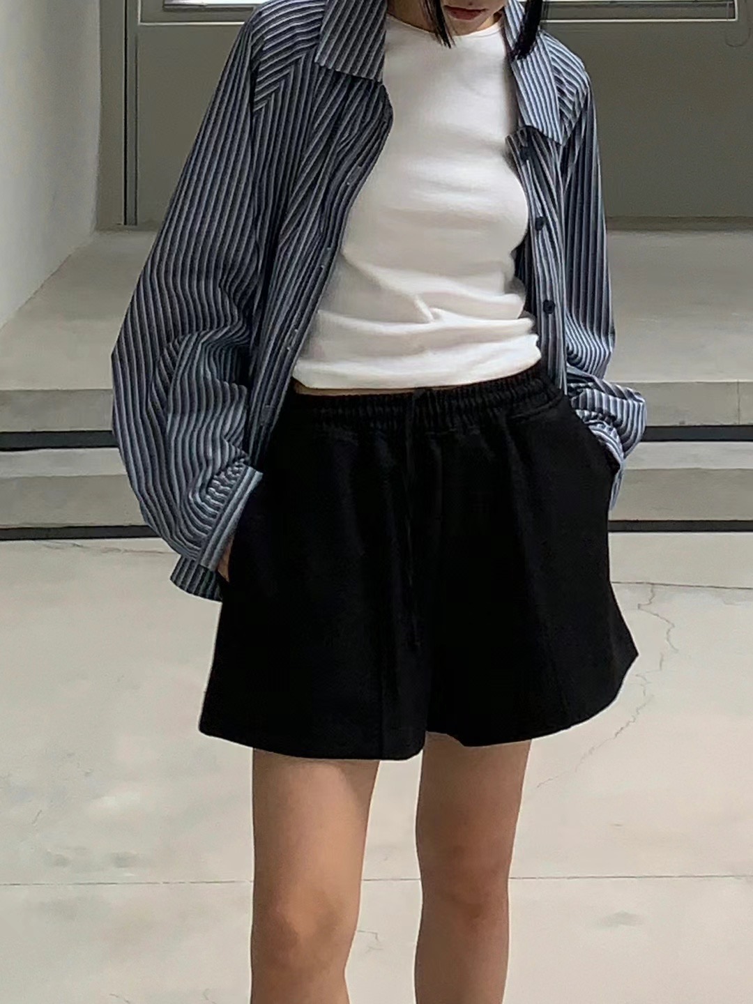 UNLESS東大門實拍女裝新款時尚真品休閑熱賣推薦24秋夏短褲UNLESS短褲