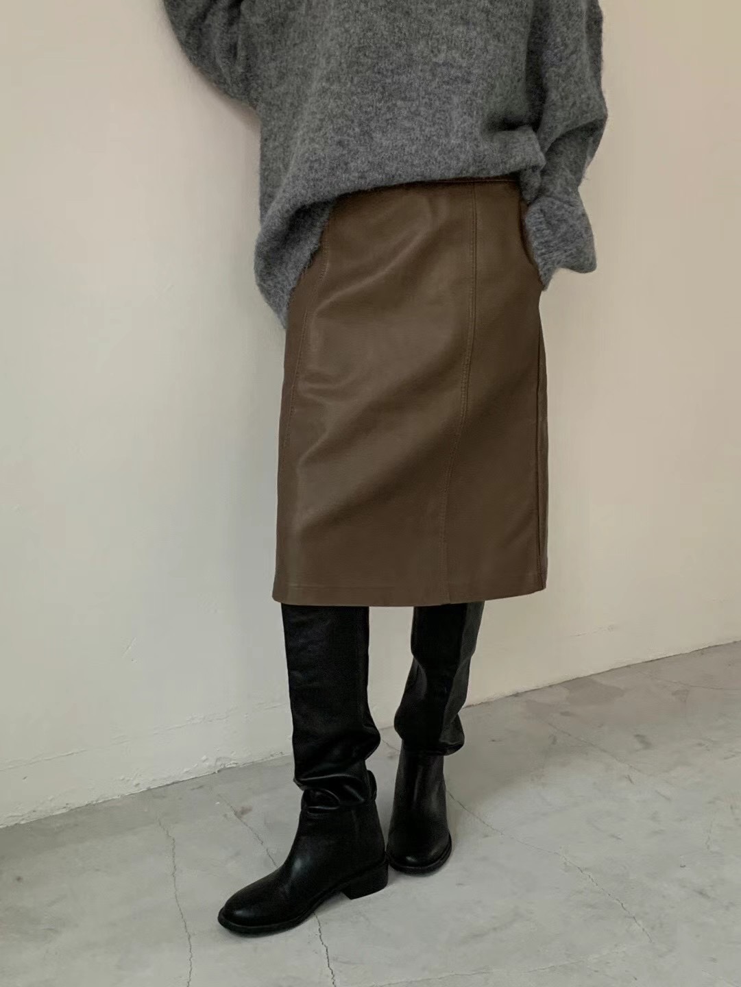 UNLESS韓國代購女士新品熱賣真品推薦休閑時尚半身裙中短裙UNLESS半身裙/中短裙