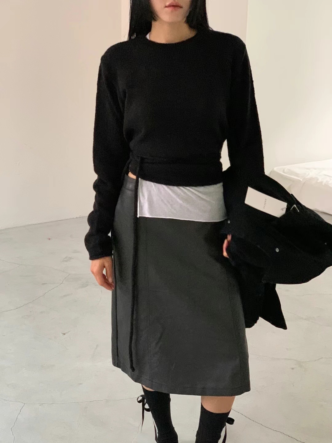 UNLESS韓國代購女士新品熱賣真品推薦休閑時尚半身裙中短裙UNLESS半身裙/中短裙圖色2