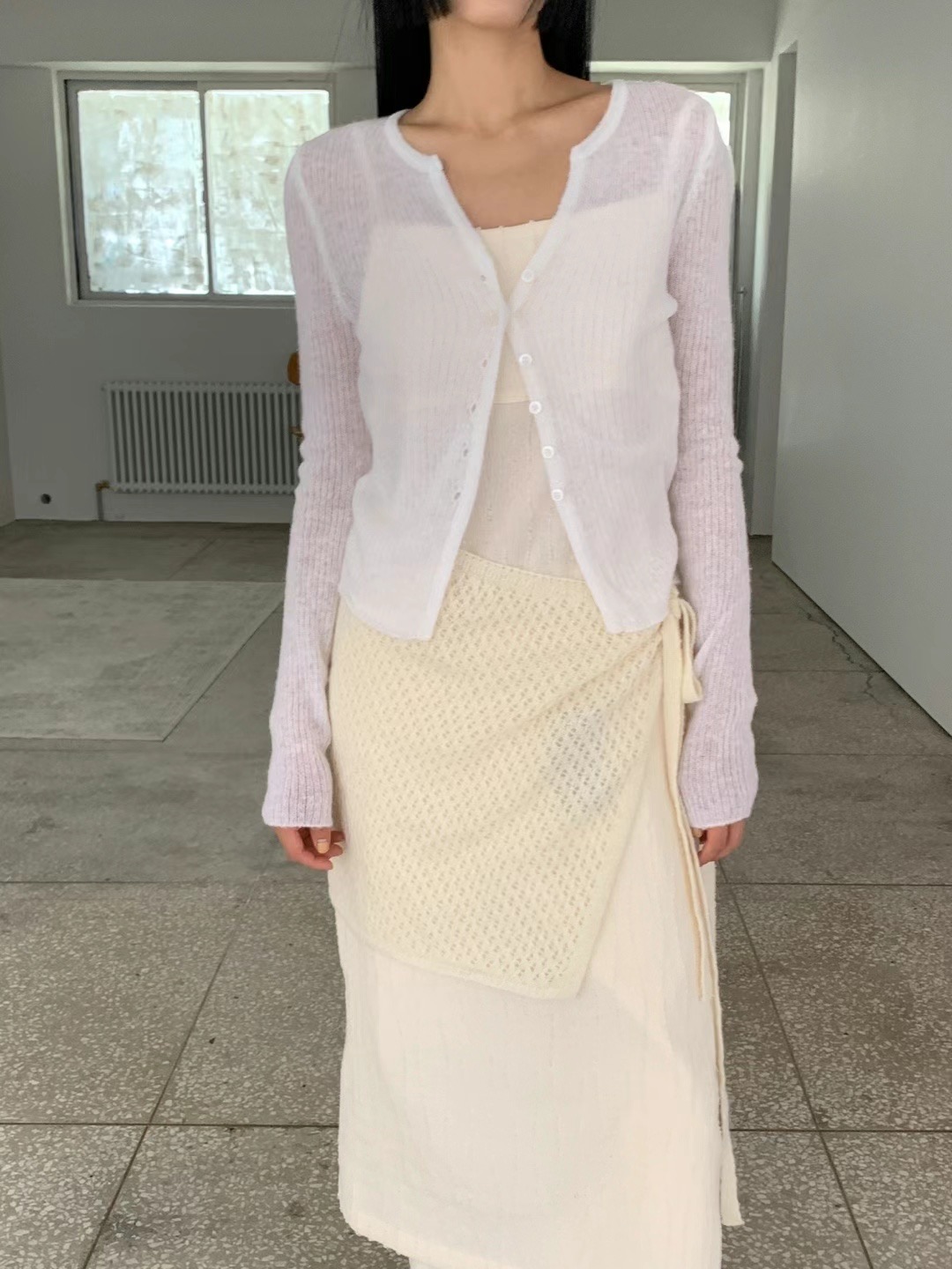 UNLESS韓國代購女裝新款人氣真品職業熱賣24秋夏時尚針織衫UNLESS針織衫