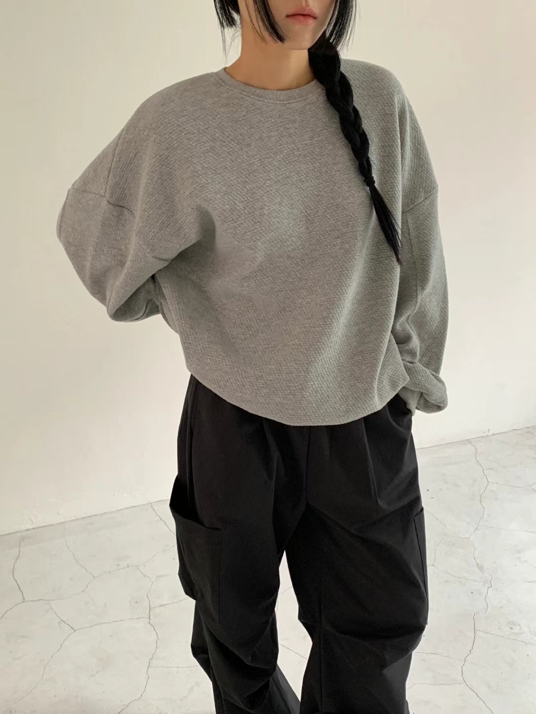 UNLESS東大門實拍女士新款人氣推薦休閑24秋夏熱賣時尚衛衣UNLESS衛衣圖色2