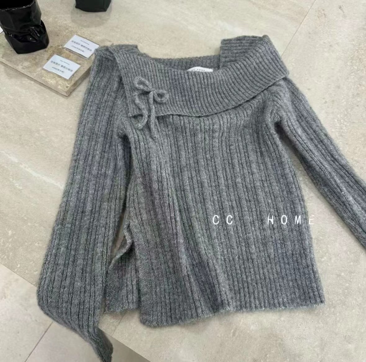 LUCKY STORE東大門代購女裝新品人氣職業時尚真品休閑針織衫WEEK PLAN針織衫