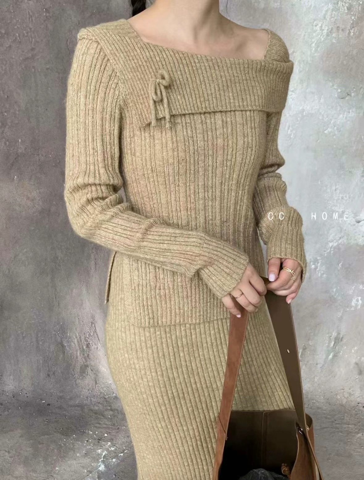 LUCKY STORE東大門代購女裝新品人氣職業時尚真品休閑針織衫WEEK PLAN針織衫圖色1