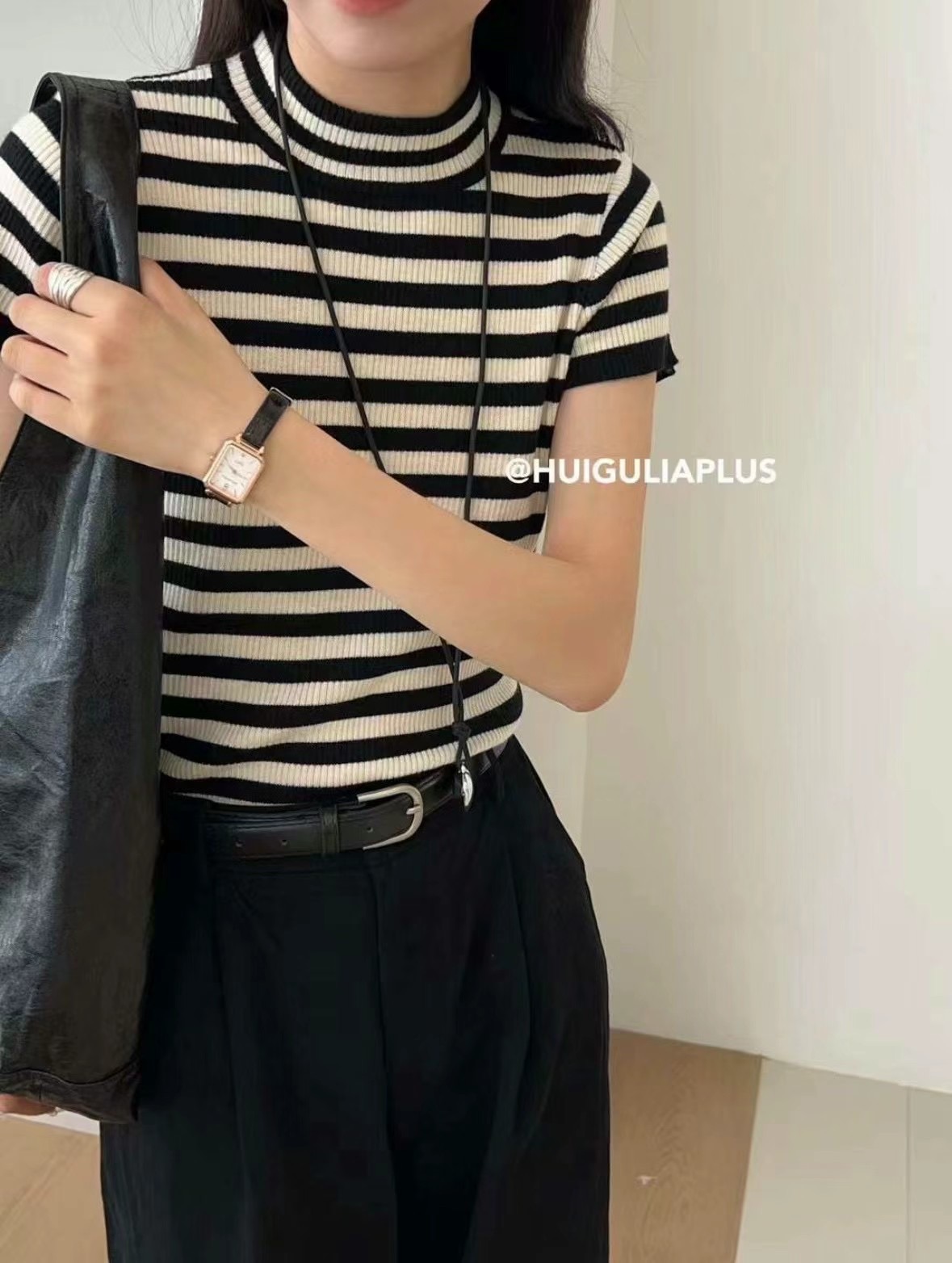 LUCKY STORE東大門代購女裝新款推薦職業24秋夏真品熱賣T恤WEEK PLANT恤