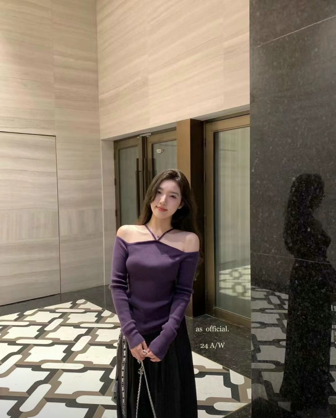 LUCKY STORE韓國直郵女士新款時尚人氣休閑推薦真品長袖T恤WEEK PLAN長袖T恤