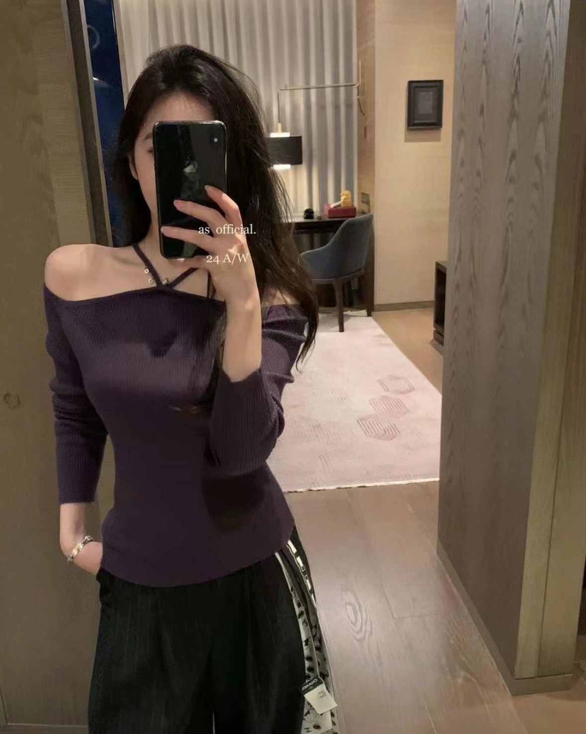 LUCKY STORE韓國直郵女士新款時尚人氣休閑推薦真品長袖T恤WEEK PLAN長袖T恤圖色3