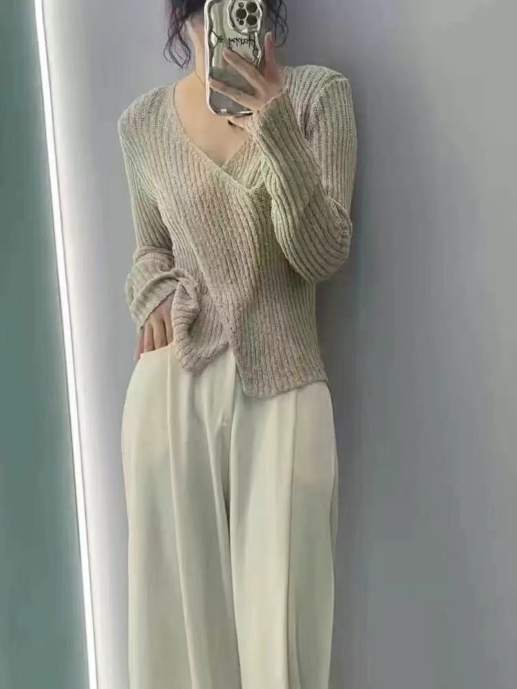 LUCKY STORE東大門實拍女裝新款推薦職業真品24秋夏針織衫WEEK PLAN針織衫