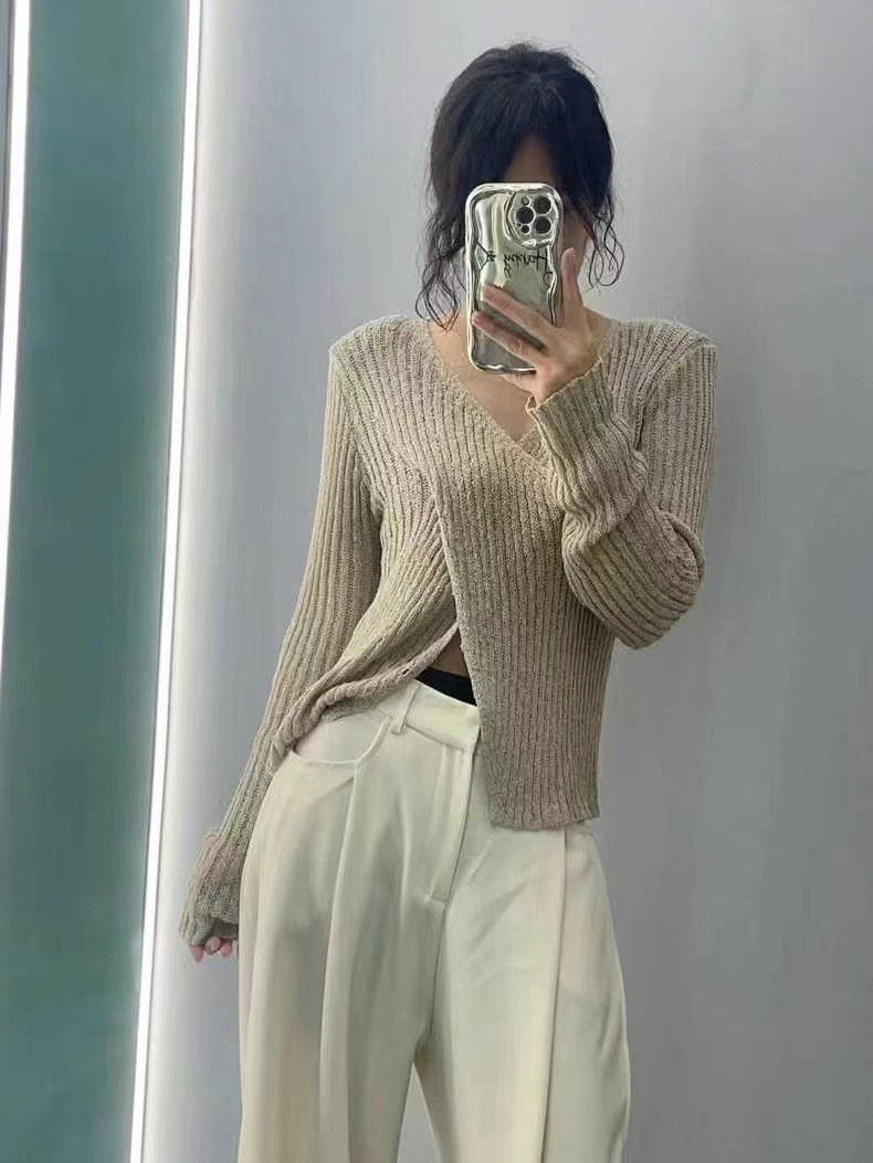 LUCKY STORE東大門實拍女裝新款推薦職業真品24秋夏針織衫WEEK PLAN針織衫