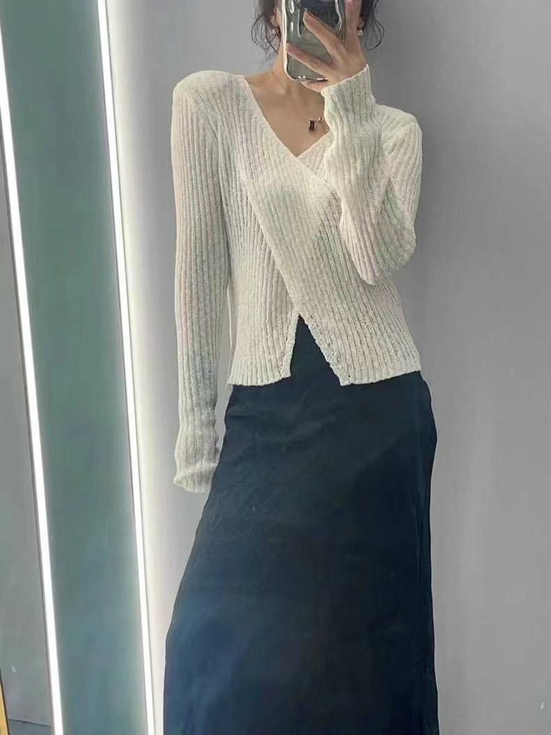 LUCKY STORE東大門實拍女裝新款推薦職業真品24秋夏針織衫WEEK PLAN針織衫圖色1