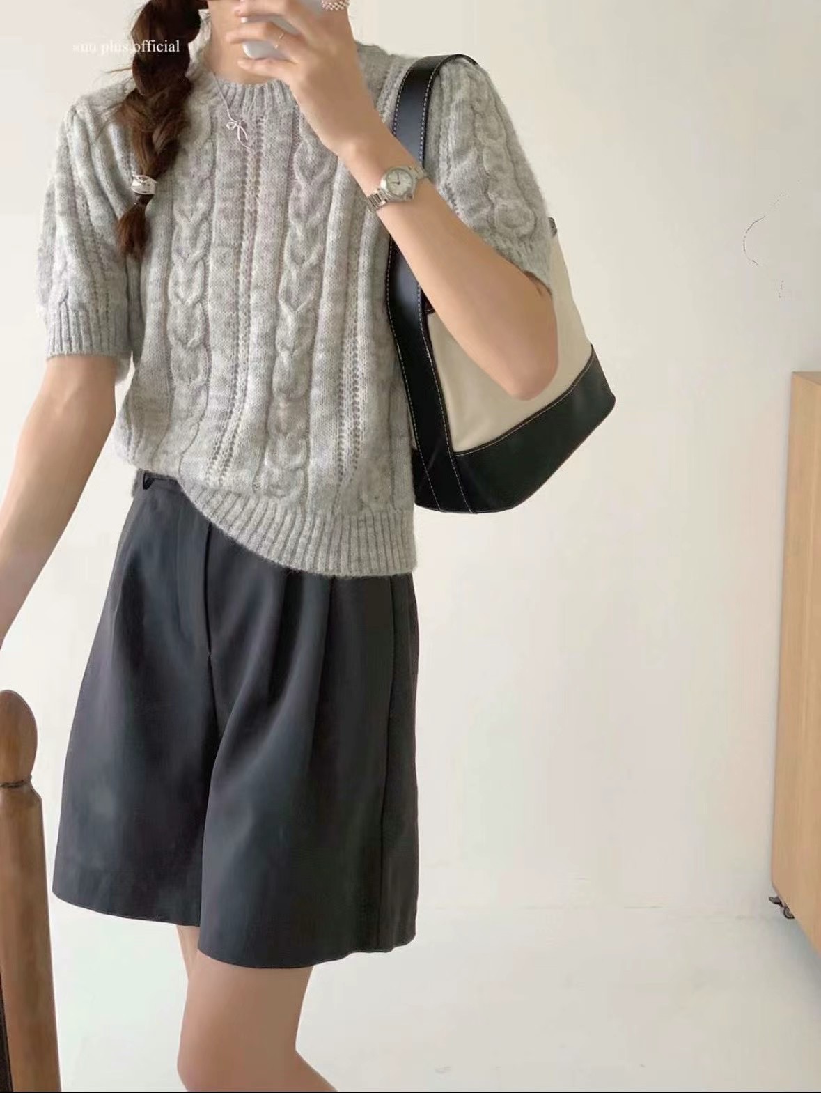 LUCKY STORE東大門實拍女裝新品真品人氣職業熱賣休閑針織衫ANGE針織衫
