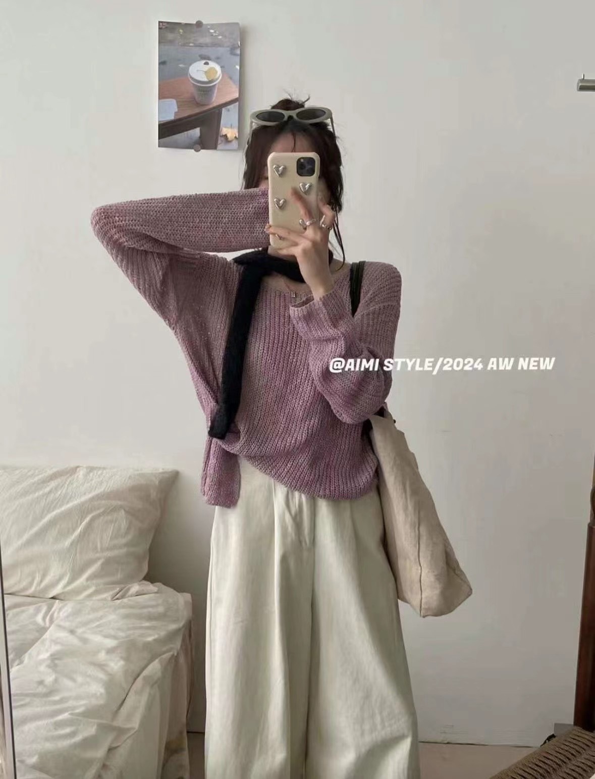 LUCKY STORE韓國代購女裝新款人氣時尚真品休閑熱賣針織衫WEEK PLAN針織衫圖色3