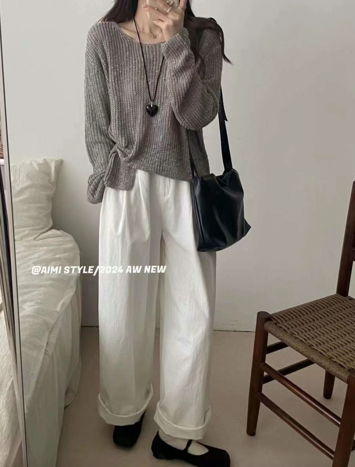 LUCKY STORE韓國代購女裝新款人氣時尚真品休閑熱賣針織衫WEEK PLAN針織衫圖色4