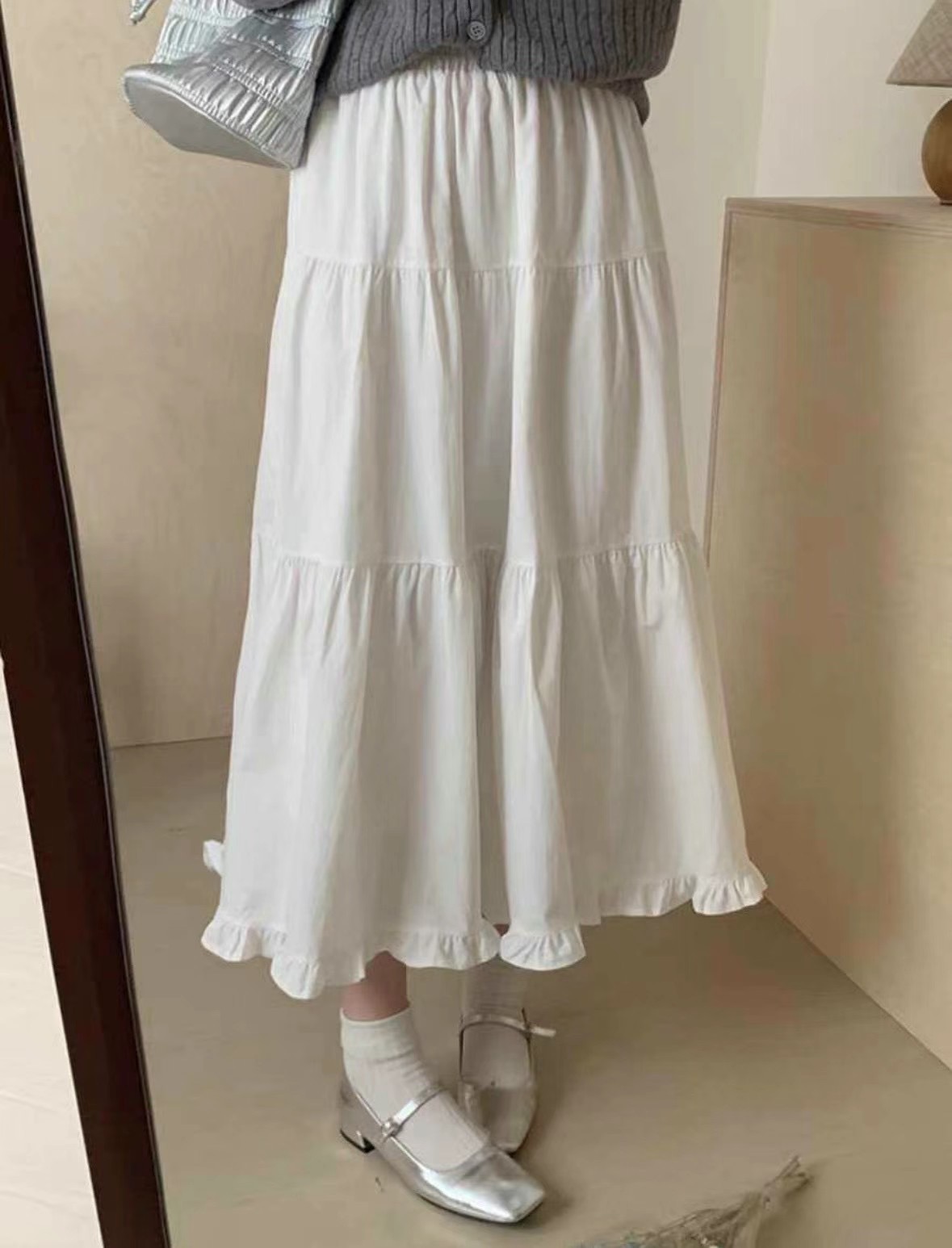 LUCKY STORE東大門代購女裝新品人氣職業推薦時尚熱賣長裙ANGE長裙