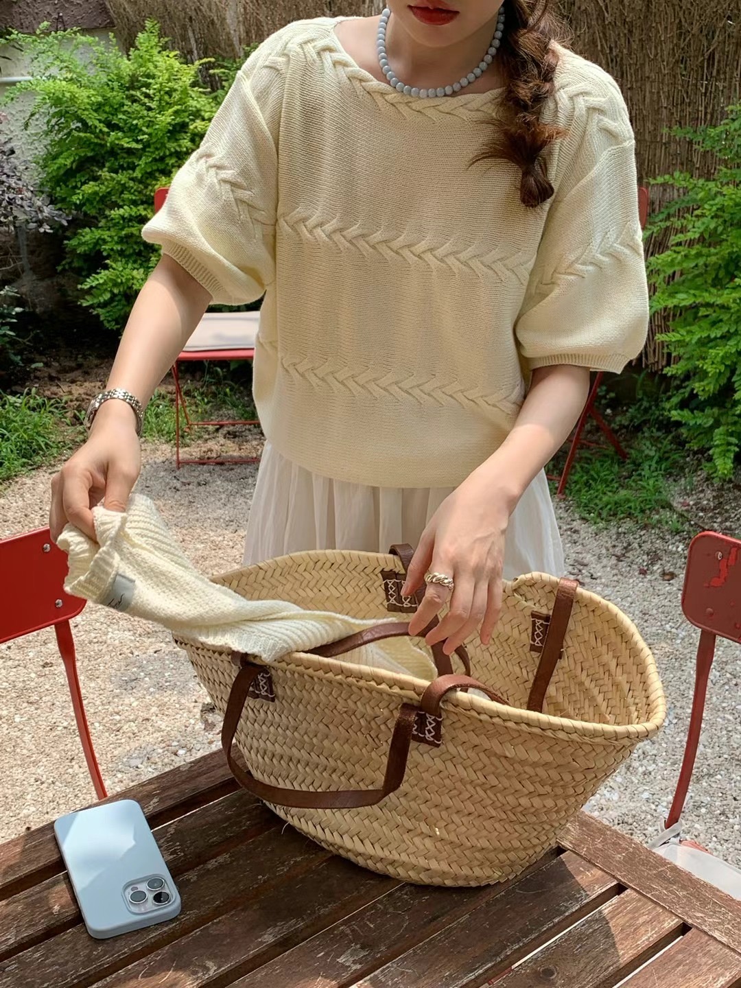 LUCKY STORE韓國直郵女裝新款推薦真品人氣熱賣24秋夏針織衫ANGE針織衫
