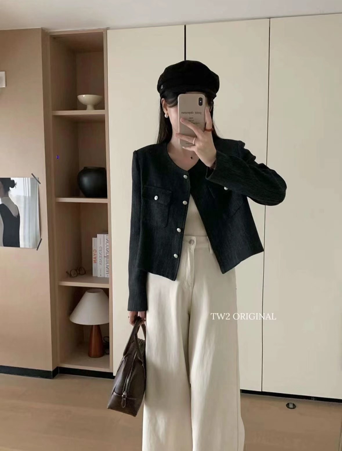 LUCKY STORE東大門代購女裝新品24秋夏時尚休閑真品夾克ANGE夾克圖色3
