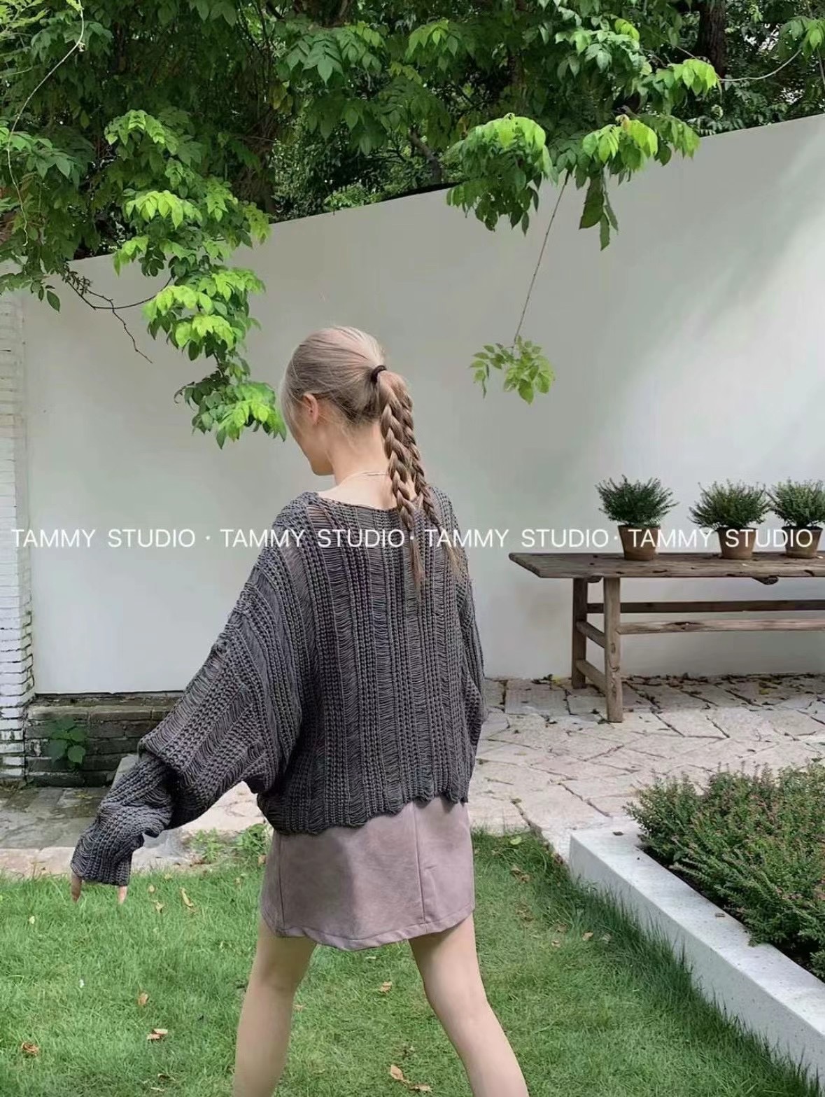 LUCKY STORE東大門代購女士新品時尚推薦人氣熱賣真品針織衫WEEK PLAN針織衫