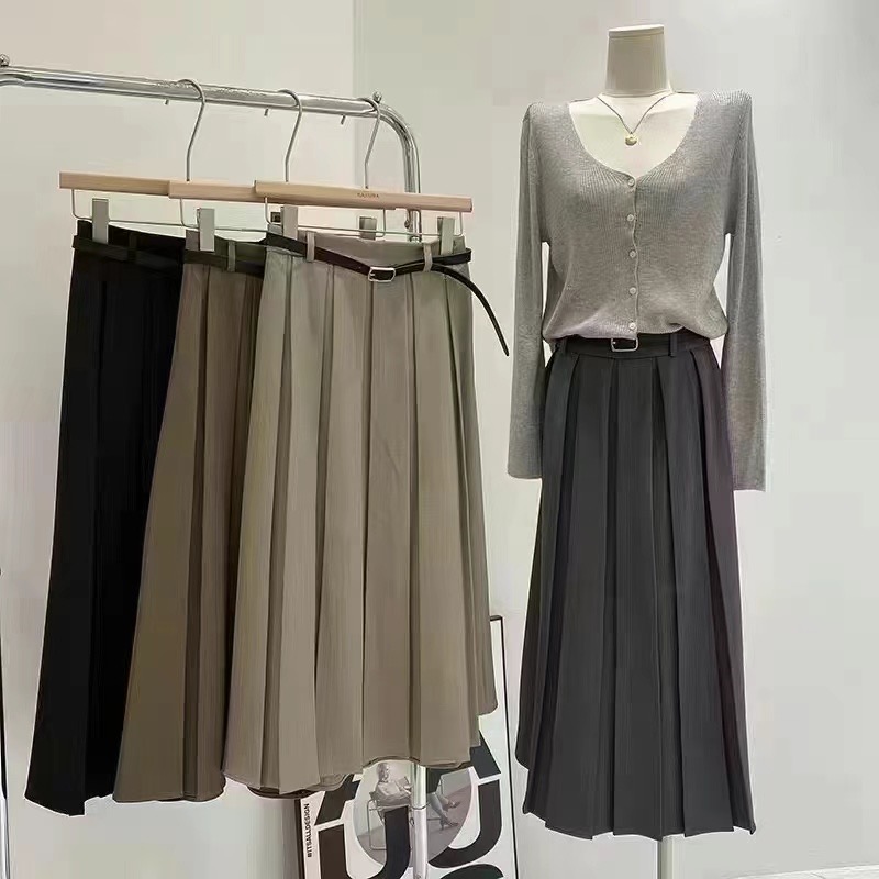 LUCKY STORE東大門代購女裝新品熱賣推薦休閑時尚真品長裙WEEK PLAN長裙圖色1左一色