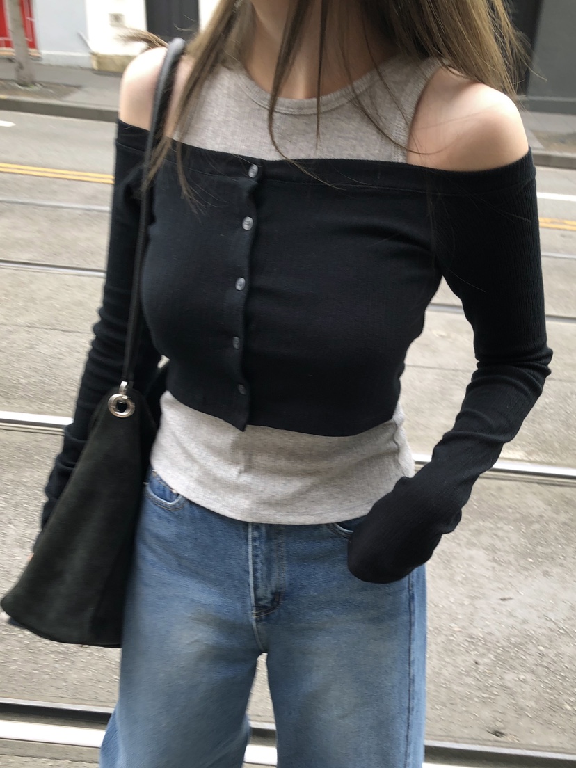 BOWIE韓國直郵東大門實拍女裝新款推薦職業休閑人氣套裝開衫BOWIE套裝
