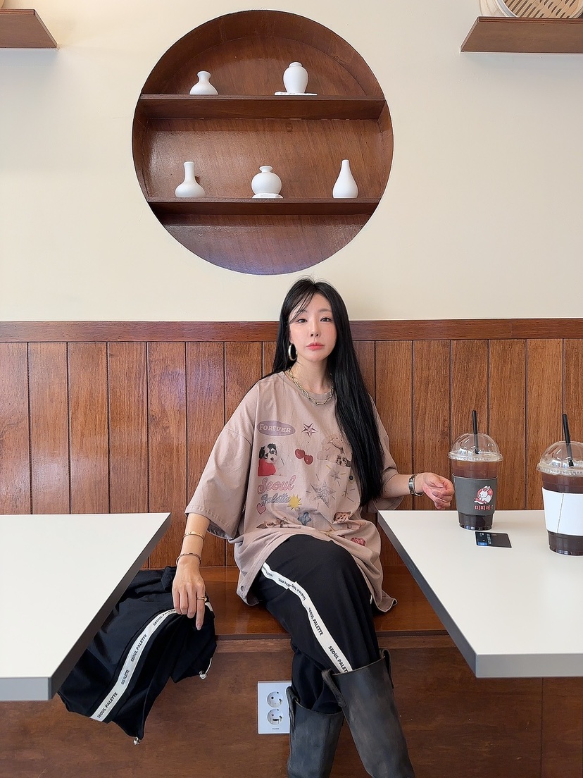 PALETTE韓國直郵女裝新款時尚推薦熱賣人氣真品職業休閑T恤PALETTET恤