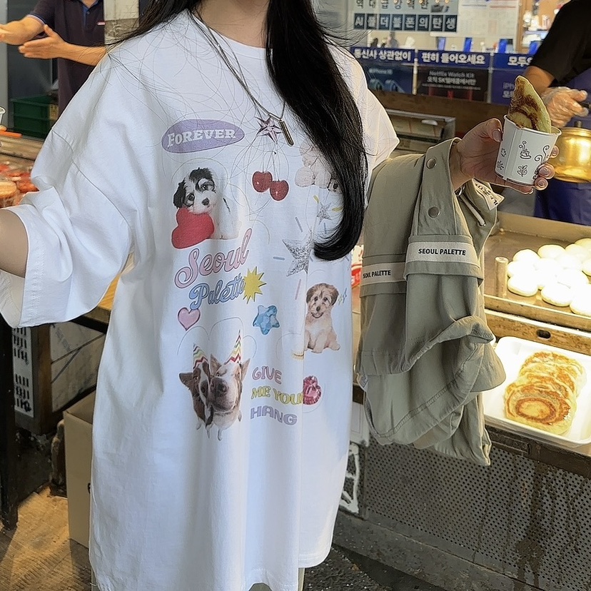 PALETTE韓國直郵女裝新款時尚推薦熱賣人氣真品職業休閑T恤PALETTET恤