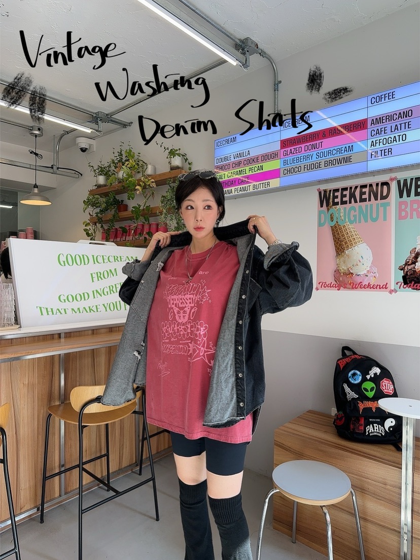 PALETTE韓國直郵東大門實拍女裝新品時尚人氣襯衫蕾絲衫復古PALETTE襯衫/蕾絲衫