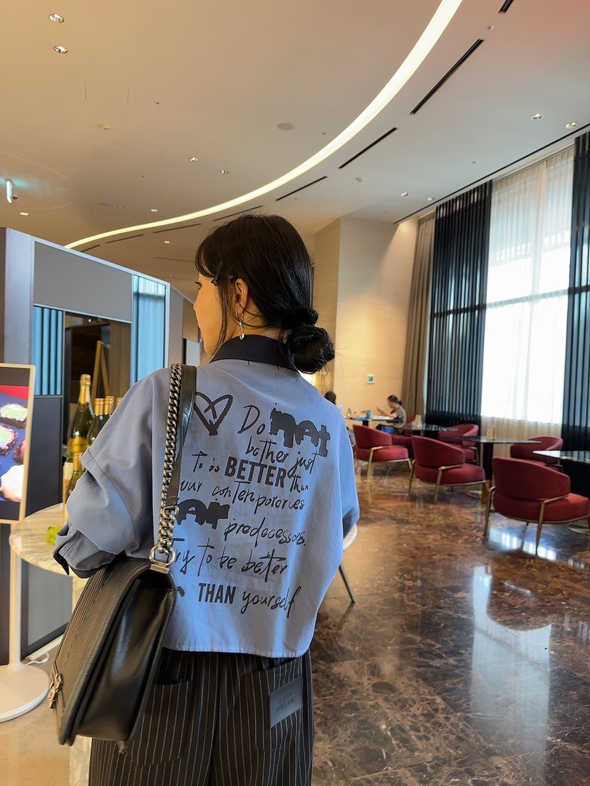 PALETTE韓國直郵東大門代購女裝新款職業24秋冬襯衫蕾絲衫短款PALETTE襯衫/蕾絲衫