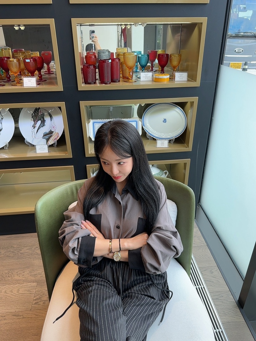 PALETTE韓國直郵東大門代購女裝新款職業24秋冬襯衫蕾絲衫短款PALETTE襯衫/蕾絲衫