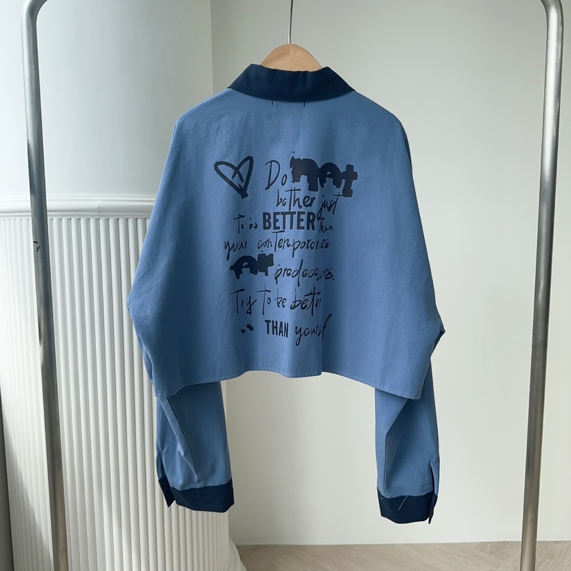 PALETTE韓國直郵東大門代購女裝新款職業24秋冬襯衫蕾絲衫短款PALETTE襯衫/蕾絲衫