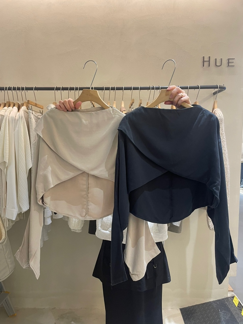 HUE韓國直郵東大門實拍女裝新款真品人氣24秋冬襯衫蕾絲衫ERIA/HUE襯衫/蕾絲衫