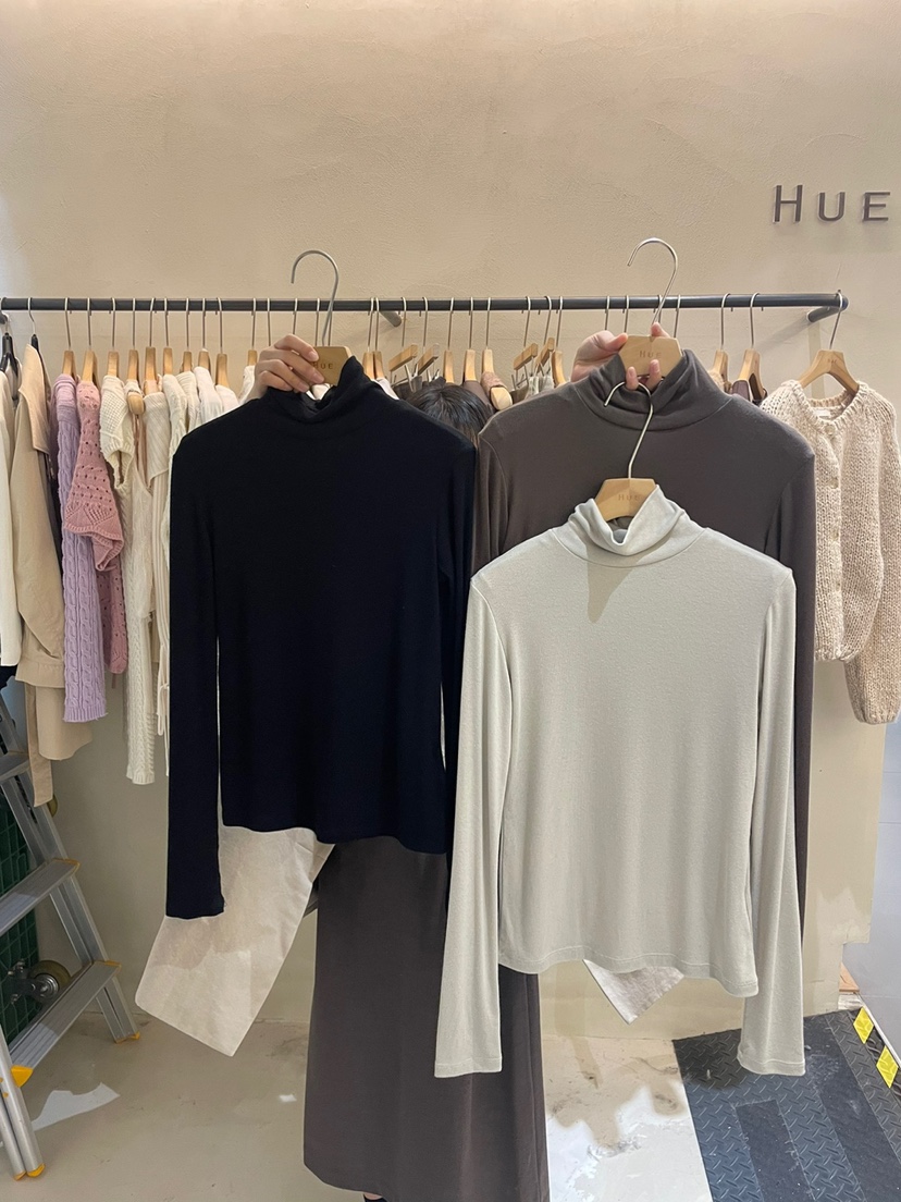 HUE韓國直郵東大門代購女裝新款時尚推薦真品24秋冬長袖T恤ERIA/HUE長袖T恤