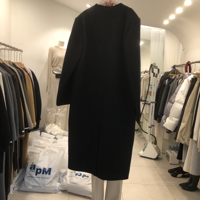 cornerbloom/3rooms韓國直郵東大門實拍女裝新款休閑中長款大衣THE SUIT BAR中長款大衣