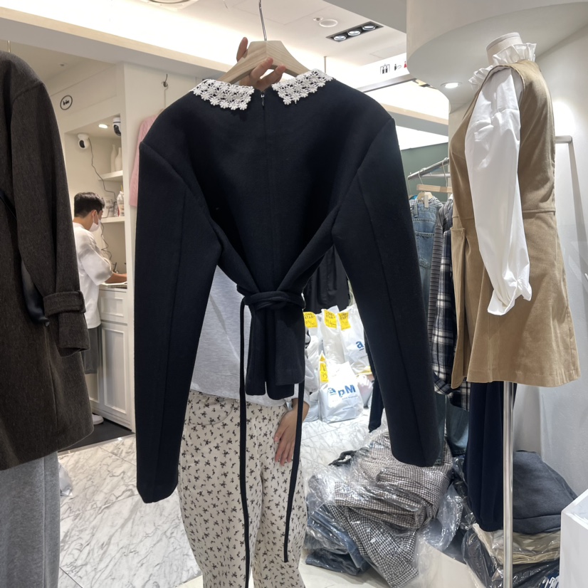 FRILL韓國直郵東大門實拍女裝新品職業推薦真品熱賣襯衫蕾絲衫FRILL襯衫/蕾絲衫
