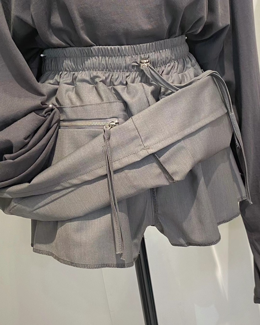 MORAN/MOSCO韓國直郵東大門實拍女裝新品休閑熱賣裙褲口袋MORAN/MOSCO裙褲