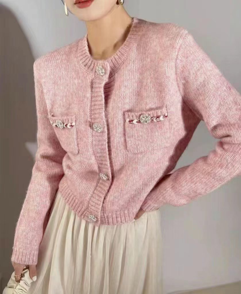 Y.BUTTERFIY韓國直郵東大門代購女裝新品推薦休閑針織衫開衫Y.BUTTERFIY針織衫圖色1