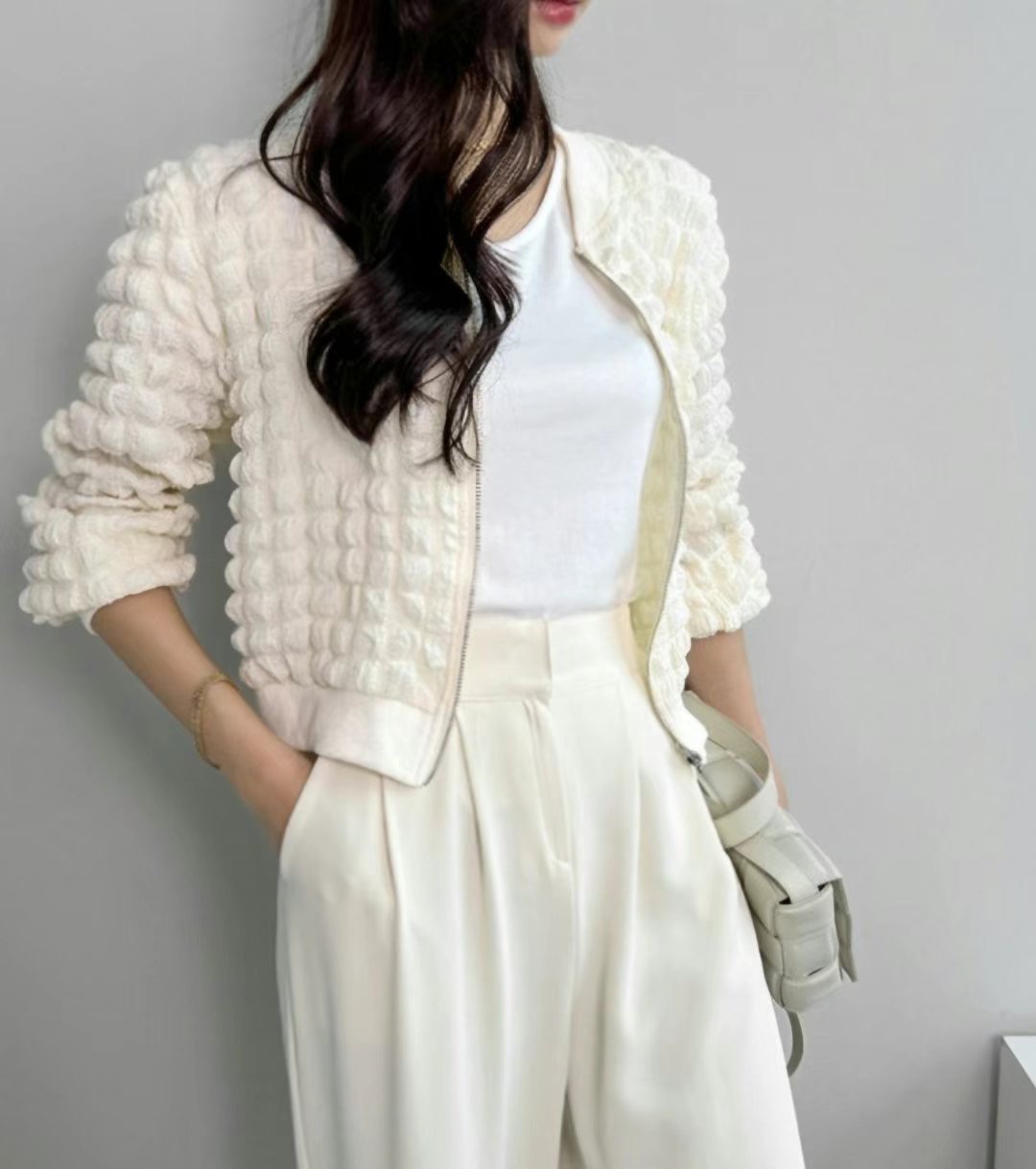 Y.BUTTERFIY韓國直郵女裝新品熱賣時尚真品職業人氣針織衫Y.BUTTERFIY針織衫圖色1