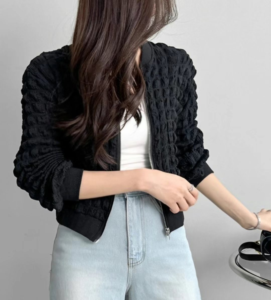 Y.BUTTERFIY韓國直郵女裝新品熱賣時尚真品職業人氣針織衫Y.BUTTERFIY針織衫圖色2