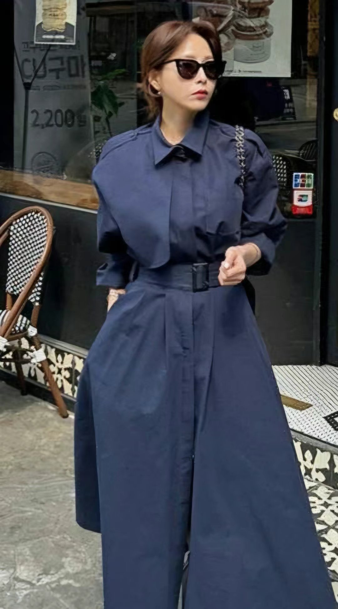 Y.BUTTERFIY直郵韓國代購女裝新品職業時尚熱賣推薦連衣裙Y.BUTTERFIY連衣裙圖色2