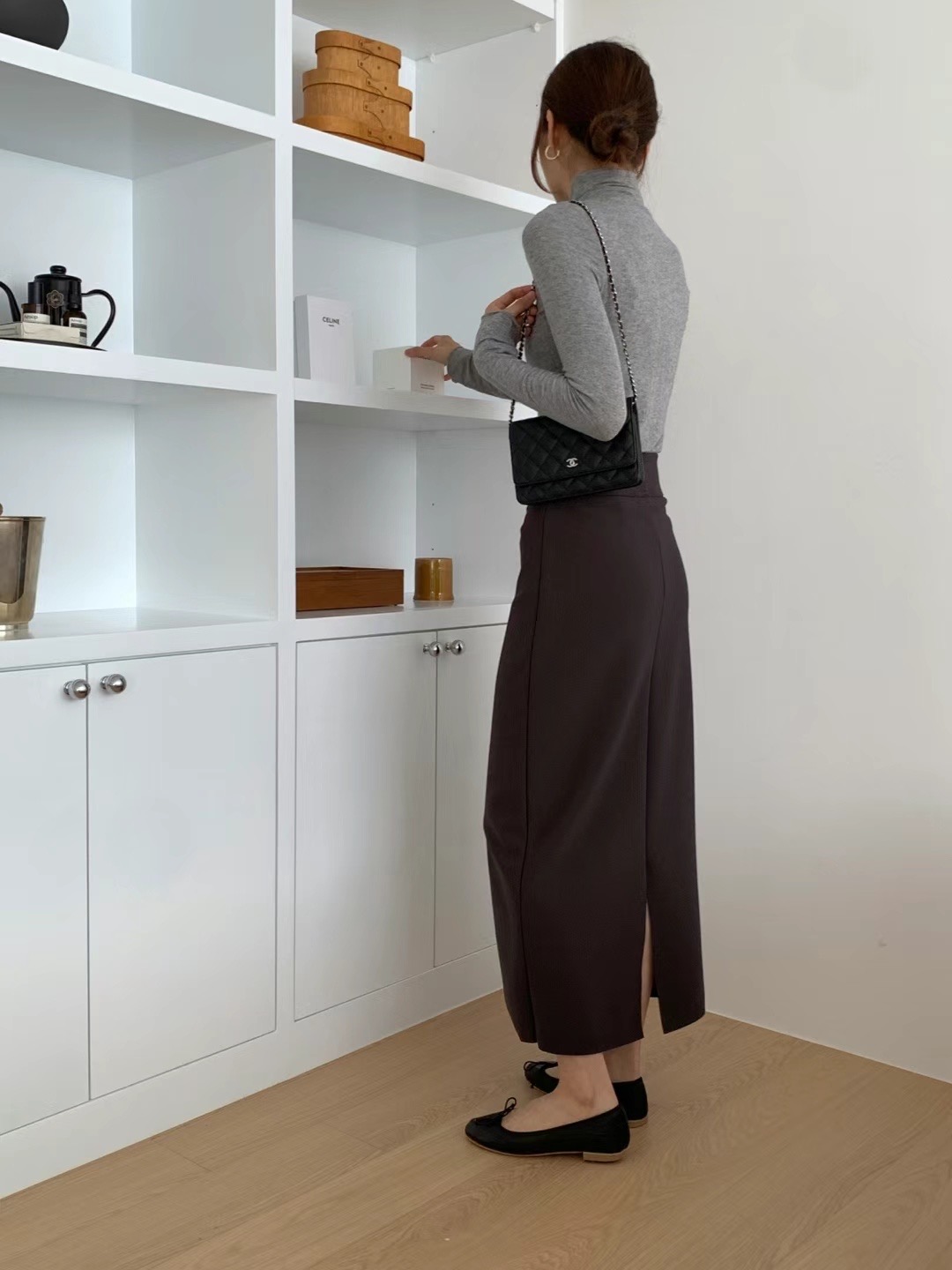 CHOCOLATE直郵韓國代購女裝新款職業時尚休閑熱賣人氣真品長裙CHOCOLATE長裙