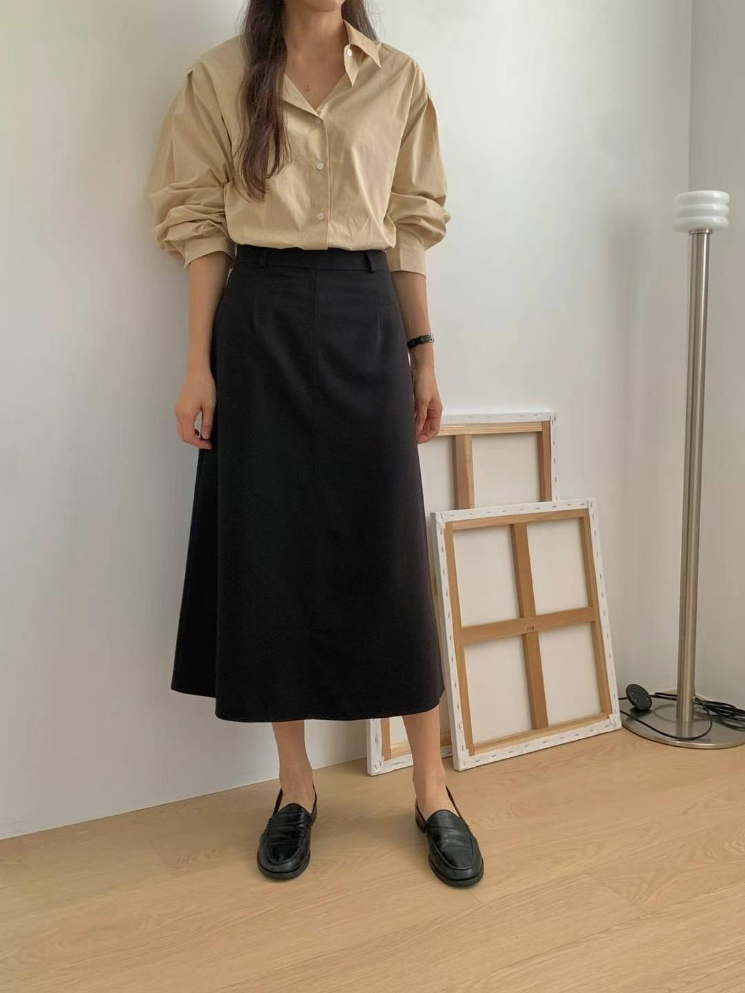 MUTE韓國直郵女裝新品職業時尚休閑24秋冬推薦半身裙中短裙MUTE-ot半身裙/中短裙