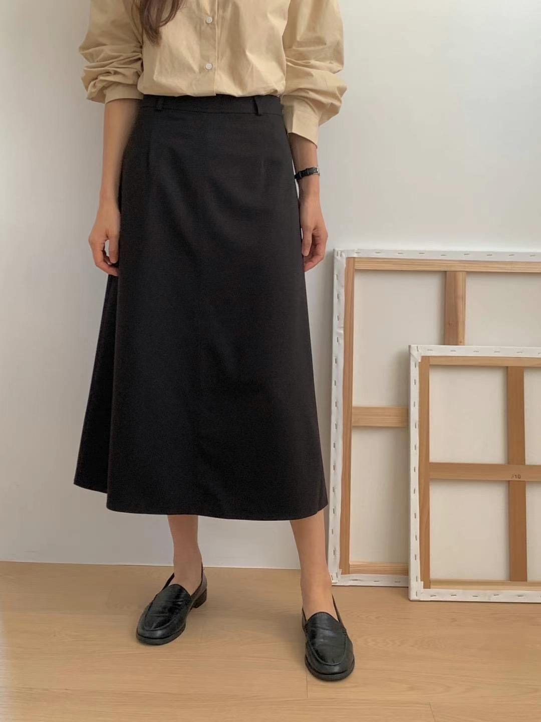 MUTE韓國直郵女裝新品職業時尚休閑24秋冬推薦半身裙中短裙MUTE-ot半身裙/中短裙圖色2