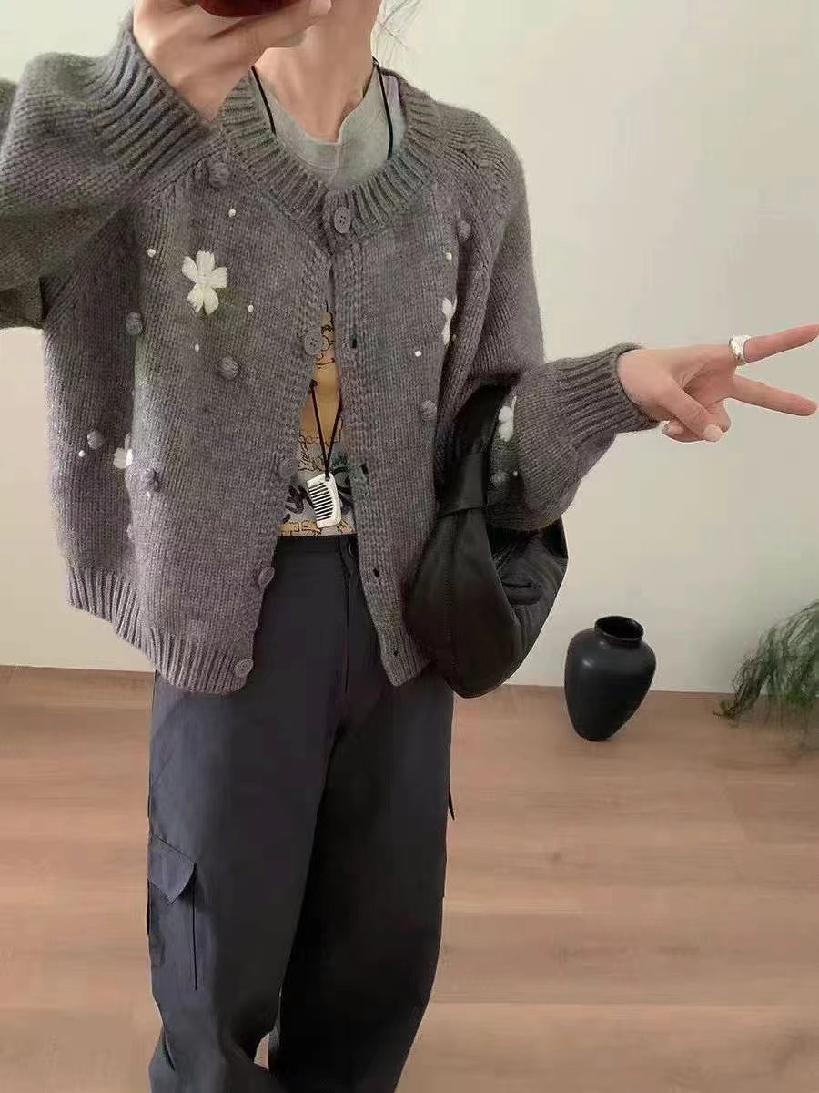 PEPPER直郵韓國代購女裝新款推薦休閑人氣職業時尚真品針織衫PEPPER-OT針織衫圖色2