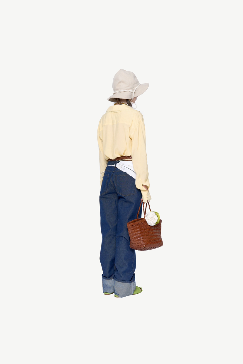 POLAROMO韓國直郵女裝新品真品熱賣職業時尚襯衫蕾絲衫刺繡POLAROMO襯衫/蕾絲衫